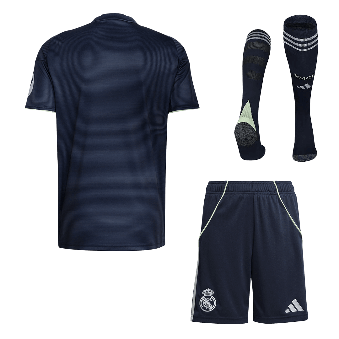 Kit completo maglia Los Blancos da trasferta 2025/26 [PREMIUM]