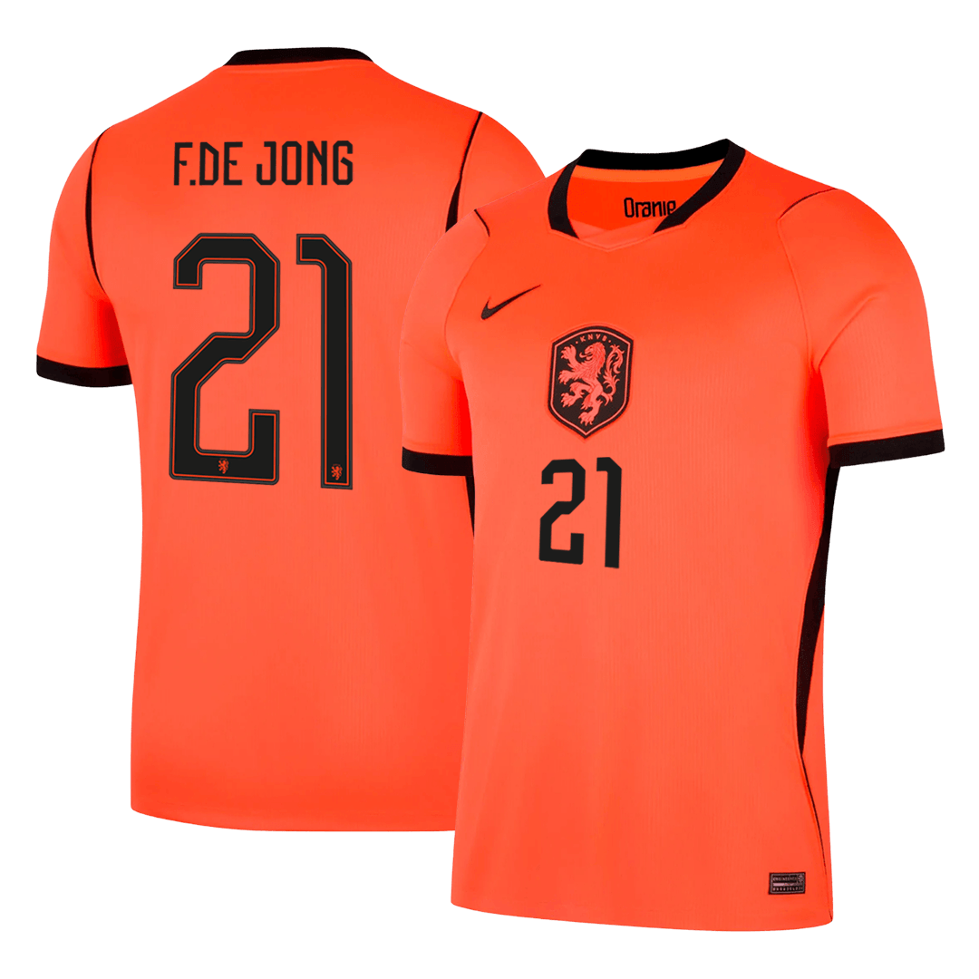 Olanda Maglia Mondiale Home 2026 F.DE JONG #21