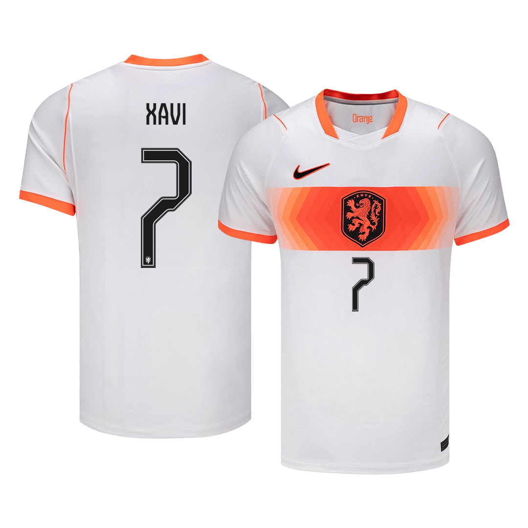 Maillot Pays-Bas Coupe du Monde Extérieur 2026 XAVI #7