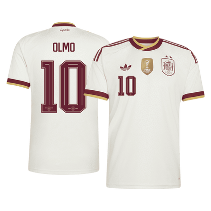 [Champion Edition] Spanien Auswärtstrikot WM 2026 – OLMO #10