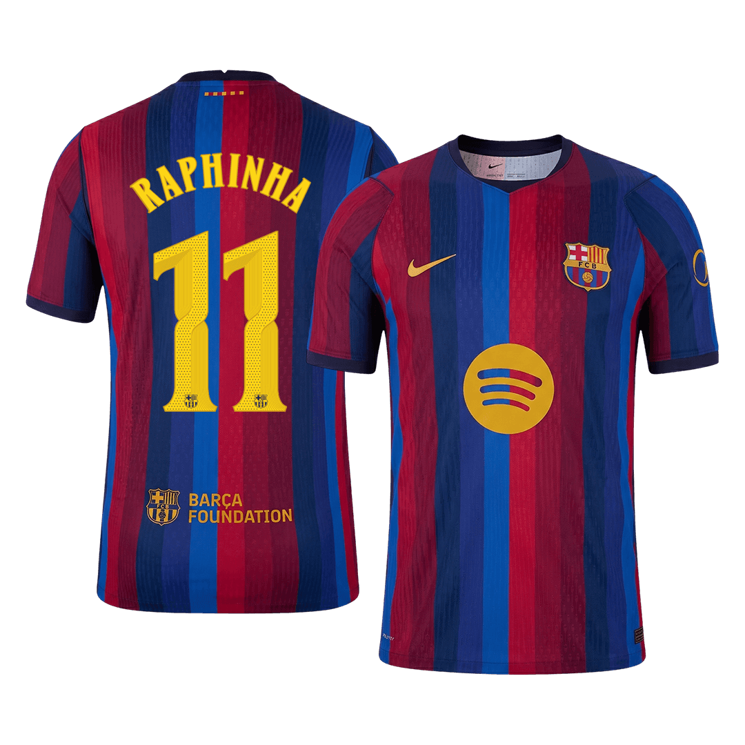 Barcelona Heimtrikot 2026/27 – RAPHINHA #11 – UCL (Spielerversion)