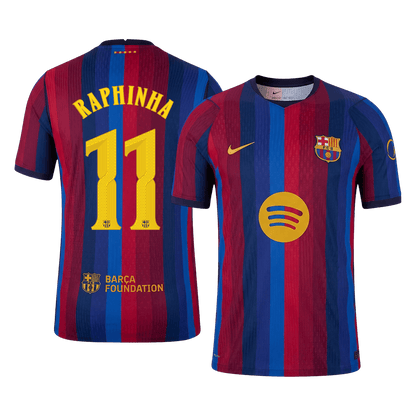 Barcelona Heimtrikot 2026/27 – RAPHINHA #11 – UCL (Spielerversion)