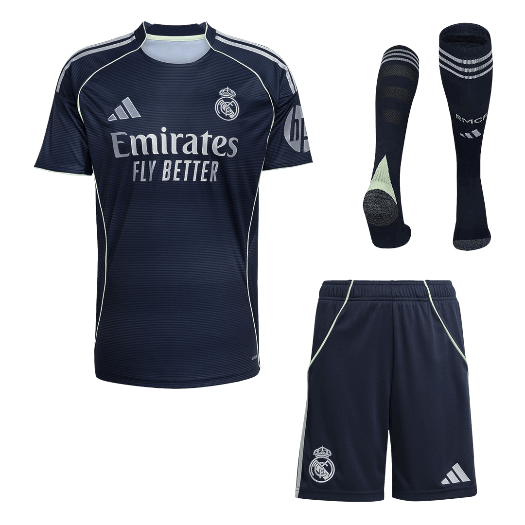Kit completo maglia Los Blancos da trasferta 2025/26 [PREMIUM]