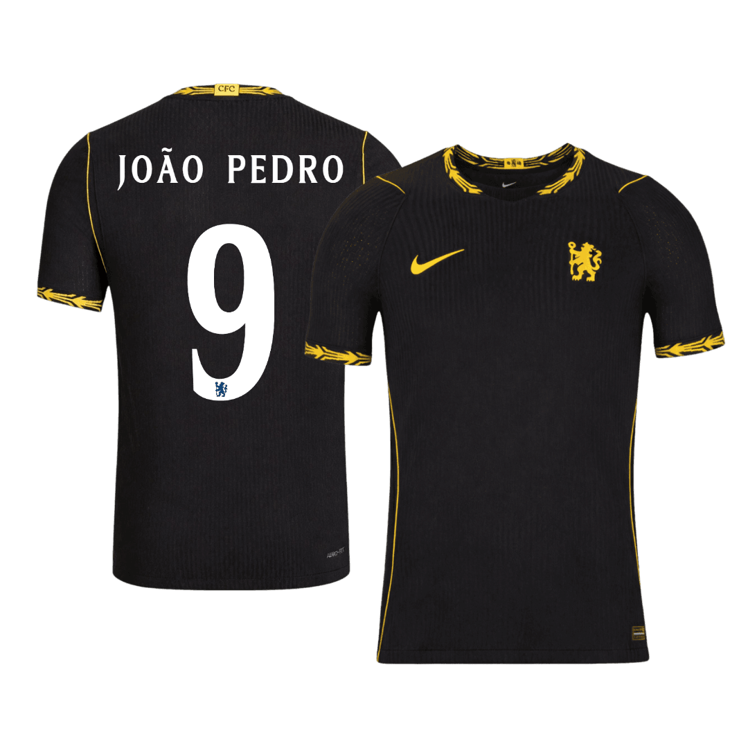 Chelsea Auswärtstrikot 2026/27 – JOÃO PEDRO #9 – UCL (Spielerversion)