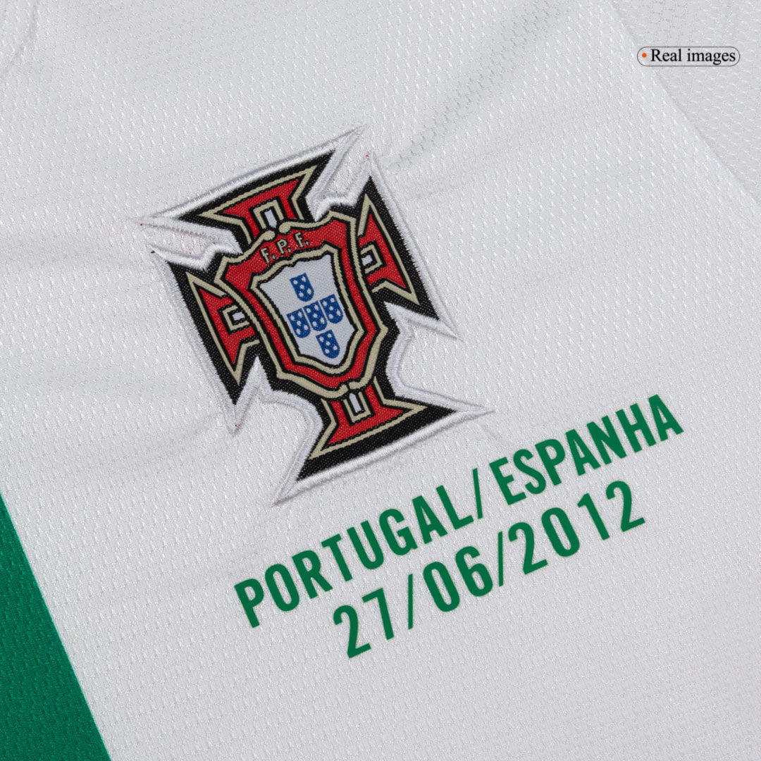 Portugal Retro Langarm Trikot Auswärts 2012