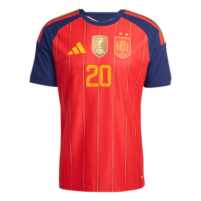 [Champion Edition] Spanien Heimtrikot WM 2026 – PEDRI #20 (Spielerversion)