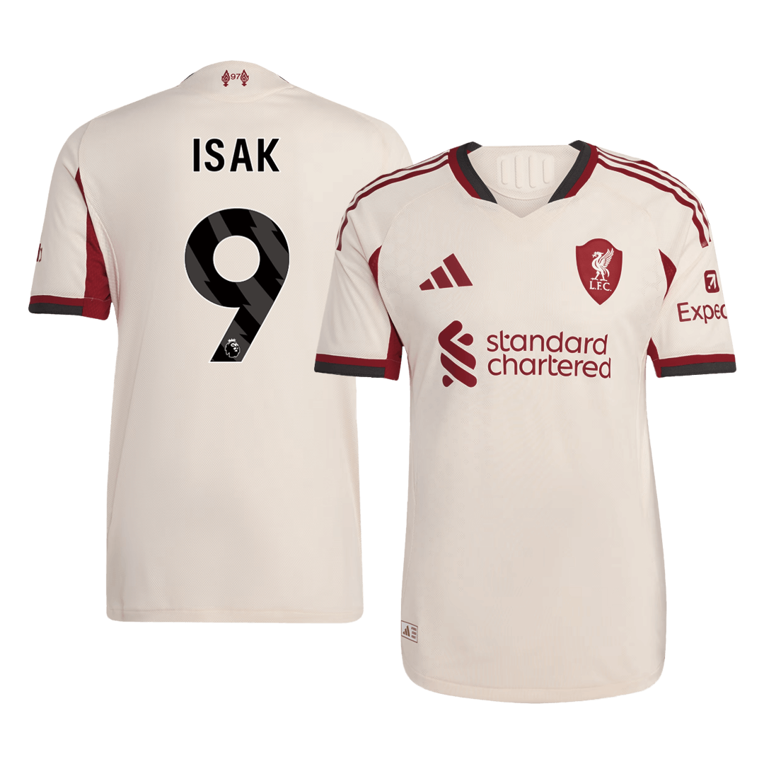 Maillot Liverpool Player Version Extérieur 2025/26 ISAK ##9 Coupe Ajustée