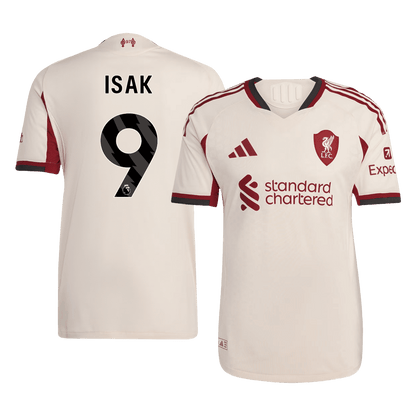 Maillot Liverpool Player Version Extérieur 2025/26 ISAK ##9 Coupe Ajustée