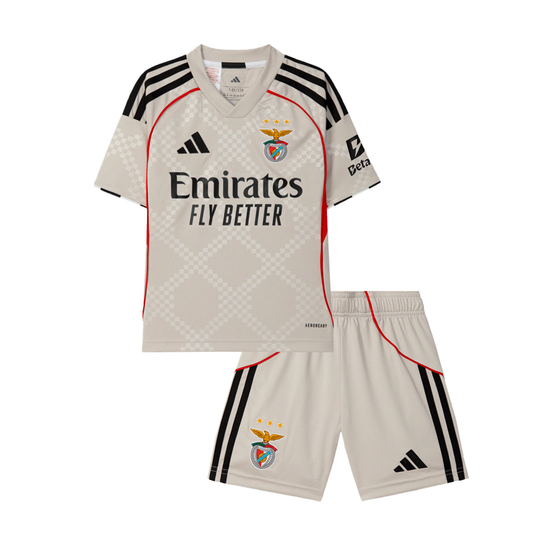 Benfica Kinder Trikot Set Auswärts 2025/26