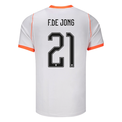 Netherlands World Cup Trikot Auswärts 2026 F.DE JONG #21