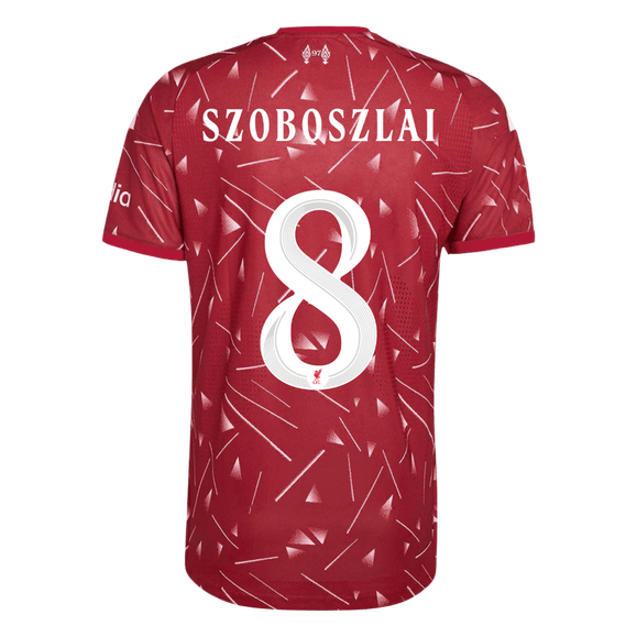 Liverpool Heimtrikot 2026/27 – SZOBOSZLAI #8 – UCL (Spielerversion)