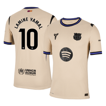 Barcelona Player Version Trikot Auswärts 2025/26 LAMINE YAMAL #10 Slim Fit