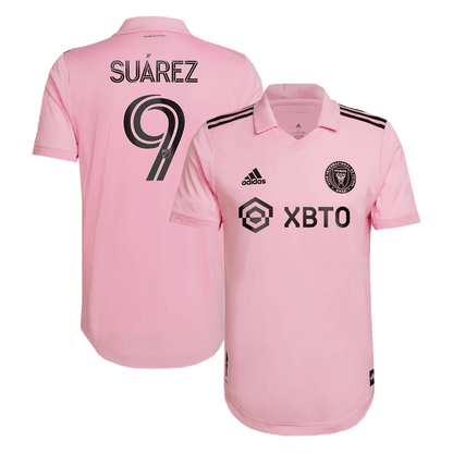 Maillot Domicile Inter Miami CF Version Joueur 2022 SUÁREZ #9 Coupe Slim