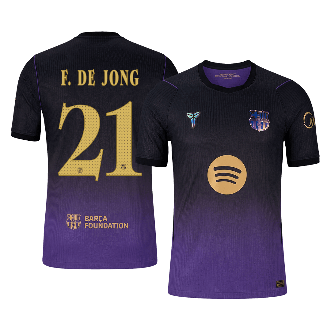 Barcelona Auswärtstrikot 2026/27 – F. DE JONG #21 – UCL (Spielerversion)