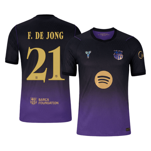 Barcelona Auswärtstrikot 2026/27 – F. DE JONG #21 – UCL (Spielerversion)