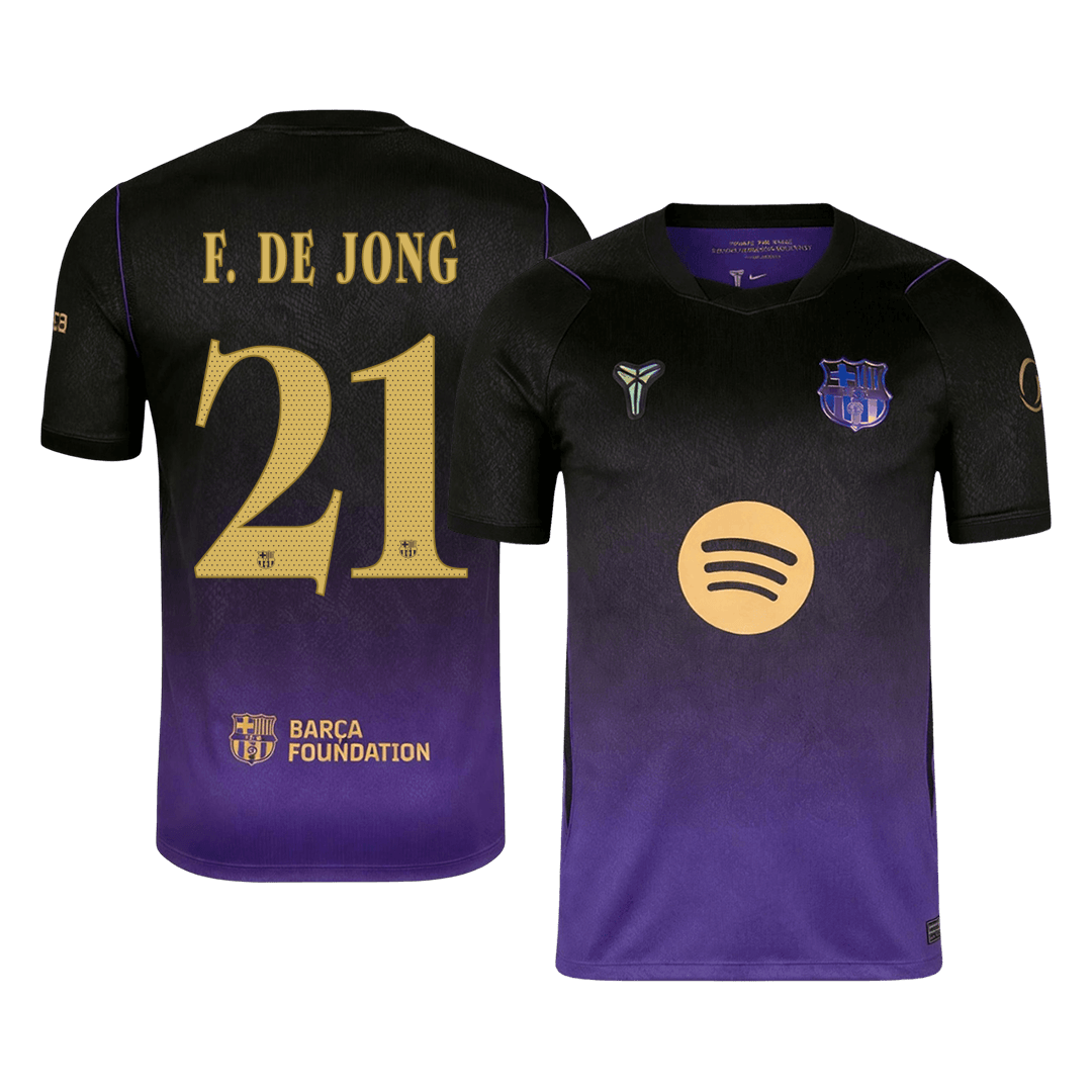 Barcelona Auswärtstrikot 2026/27 – F. DE JONG #21 – UCL